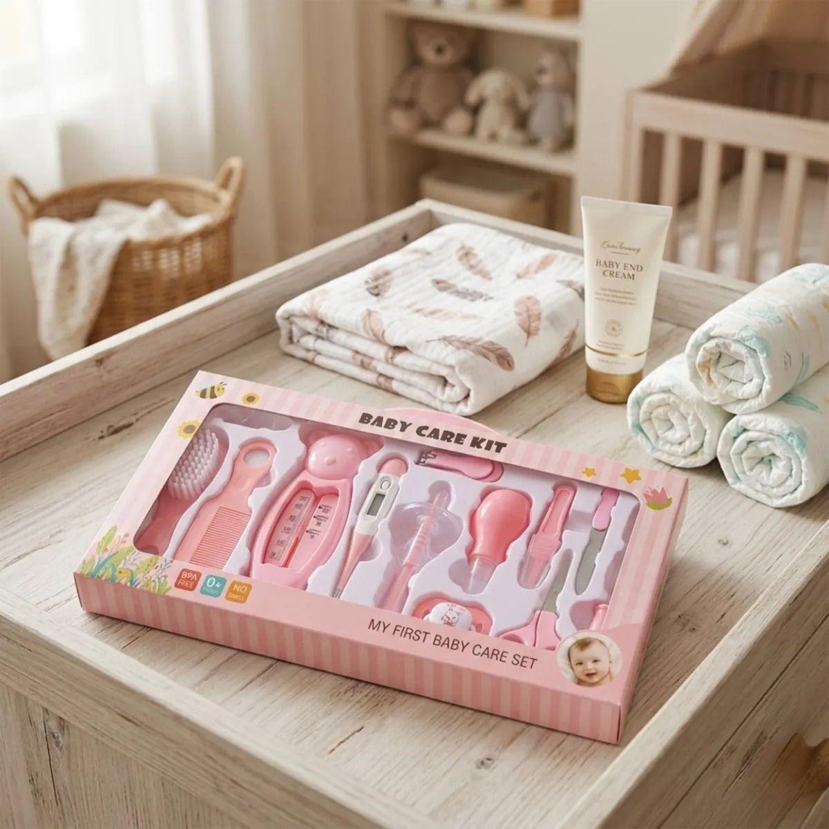 Kit Higiene Bebes Cortauñas Termómetro Aspirador Nasal ALJ-6