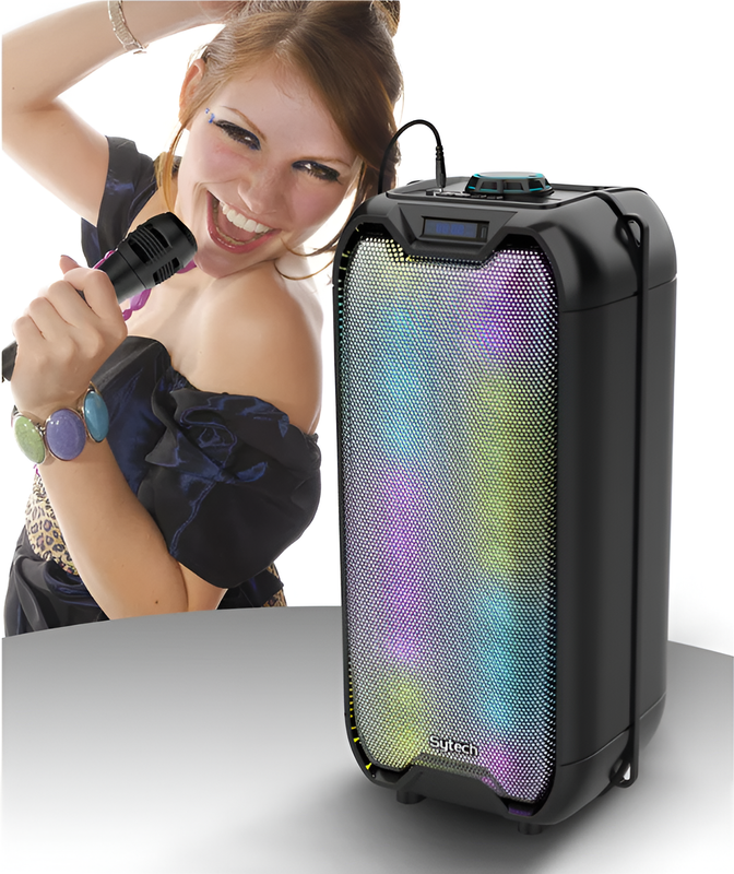 Parlante Portátil Altavoz Piscina Bluetooth RGB Audio Rondon-3