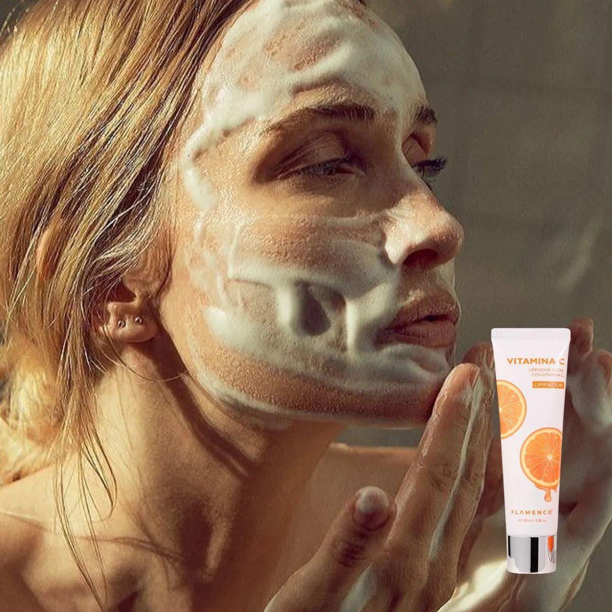 SET 2 LIMPIADOR FACIAL CON VITAMINA C ILUMINA BELLEZA LAU-2