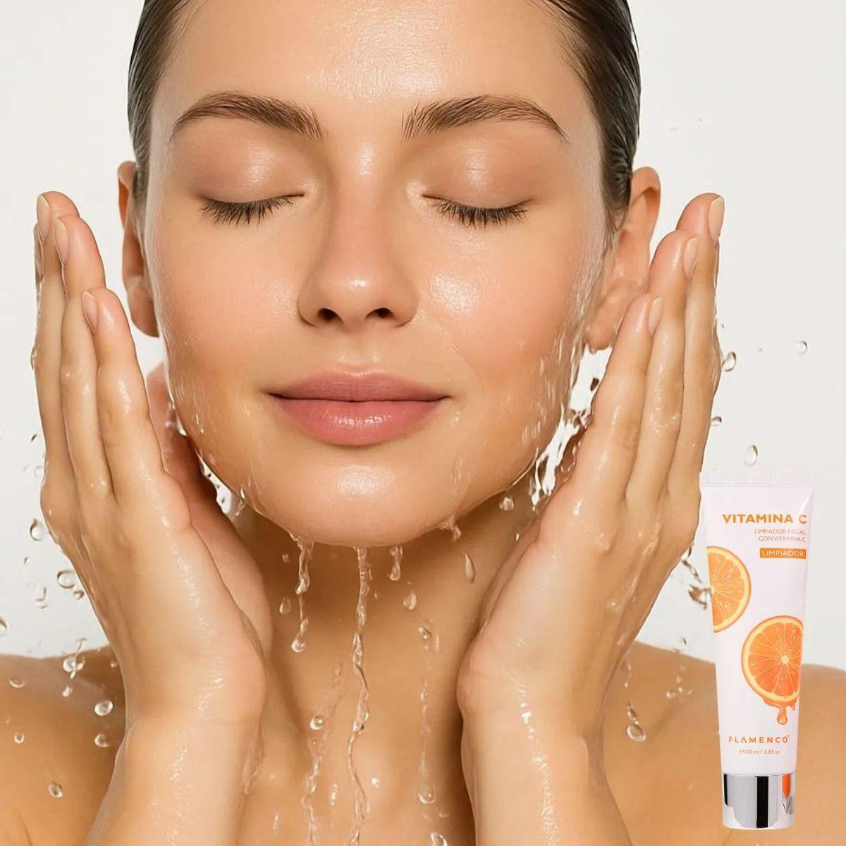 SET 2 LIMPIADOR FACIAL CON VITAMINA C ILUMINA BELLEZA LAU-7
