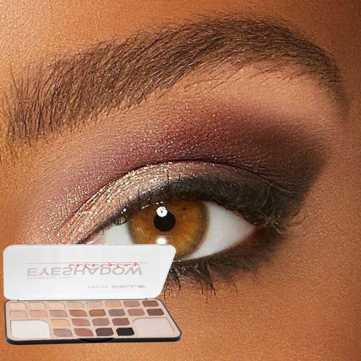 Kit Sombras Ojos Profesional Paleta Versátil Difuminar ALJ-3