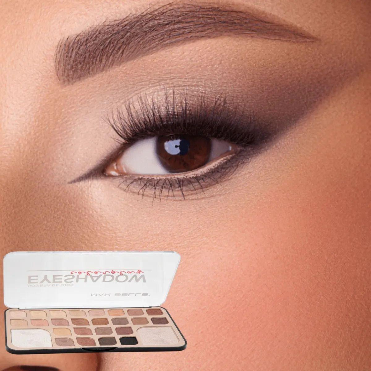 Kit Sombras Ojos Profesional Paleta Versátil Difuminar ALJ-4