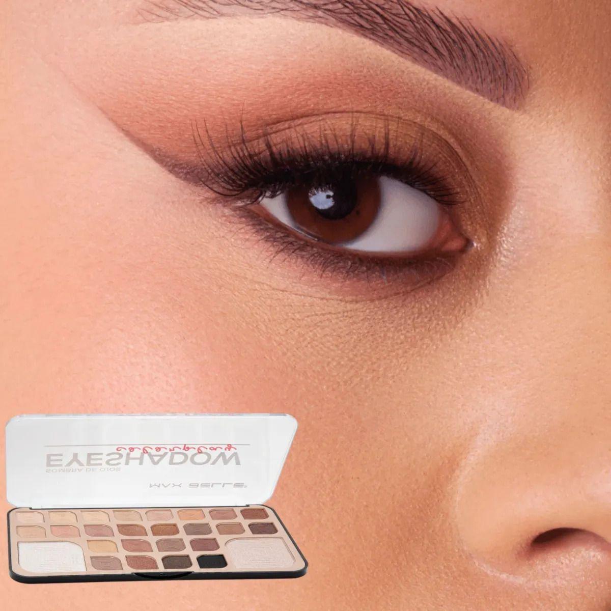 Kit Sombras Ojos Profesional Paleta Versátil Difuminar ALJ-5