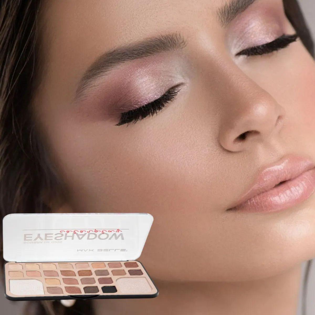 Kit Sombras Ojos Profesional Paleta Versátil Difuminar ALJ-7