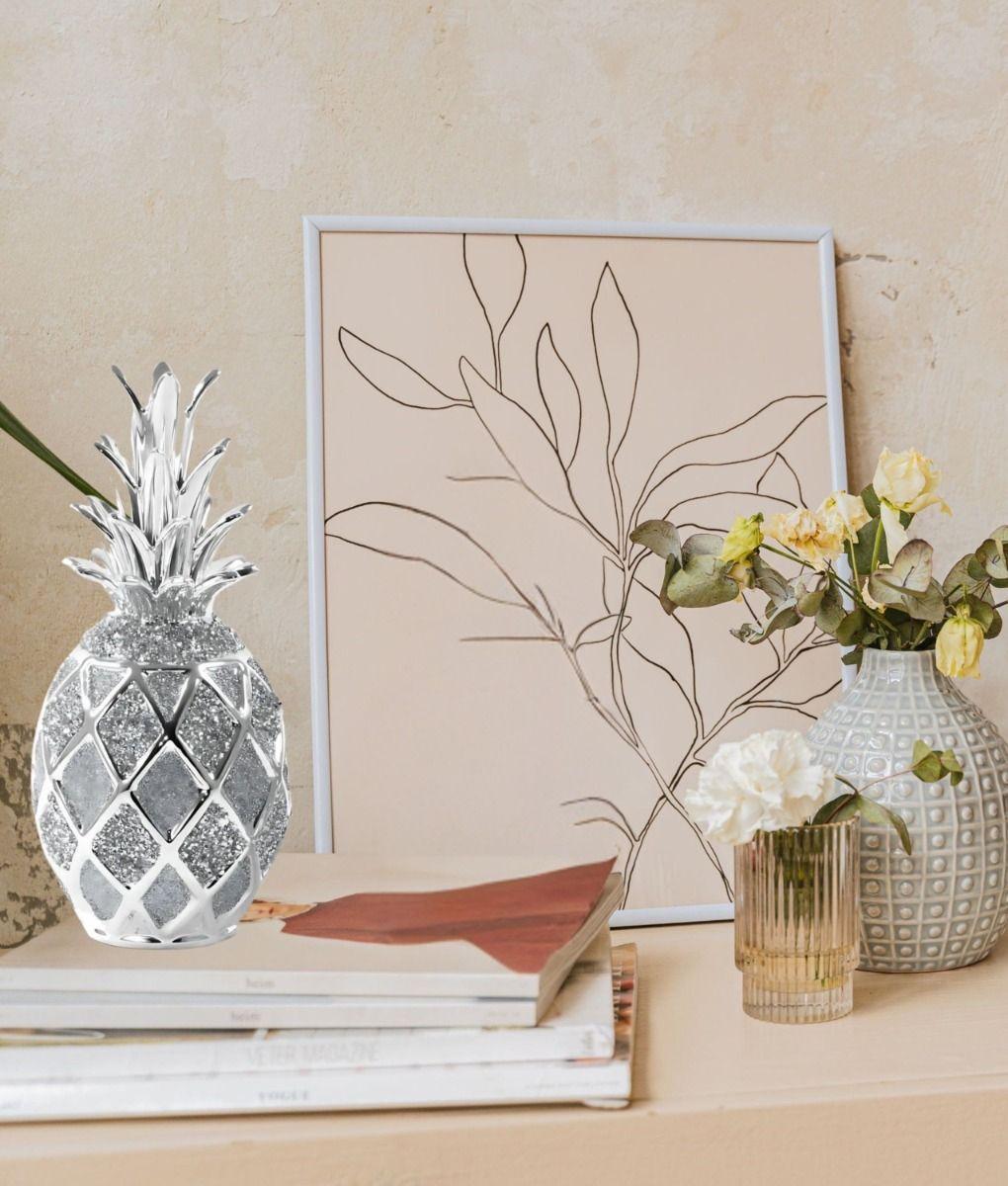 Figura Decorativa Adorno Piña Estatua Mesa Hogar Jhn-6