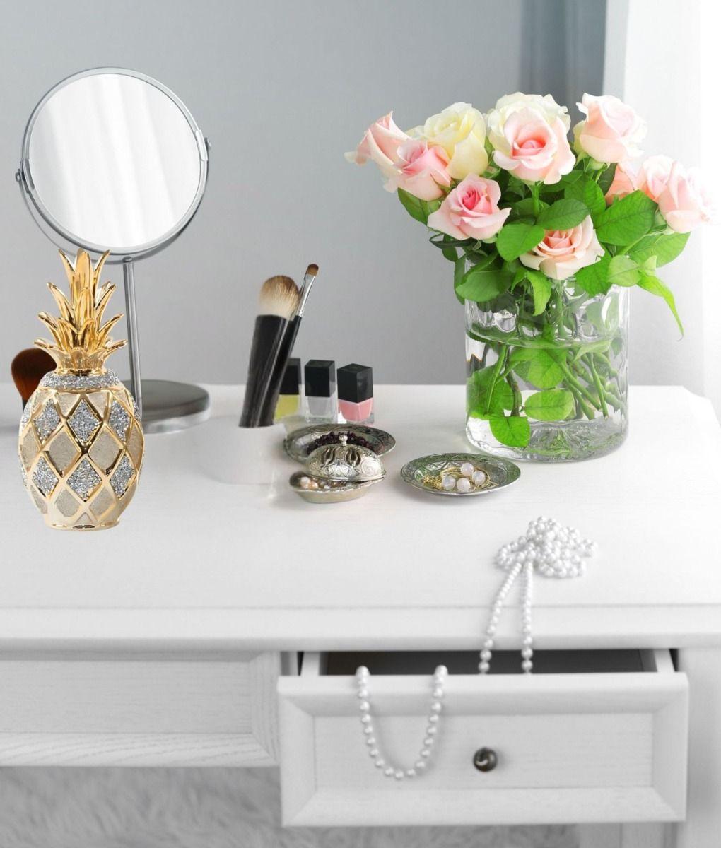 Figura Decorativa Adorno Piña Estatua Mesa Hogar Jhn-8