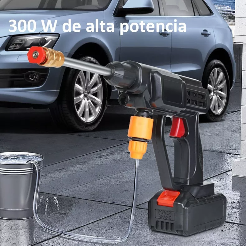 Hidrolavadora Pistola Coche Inalámbrico Alta Presión Rondon-7