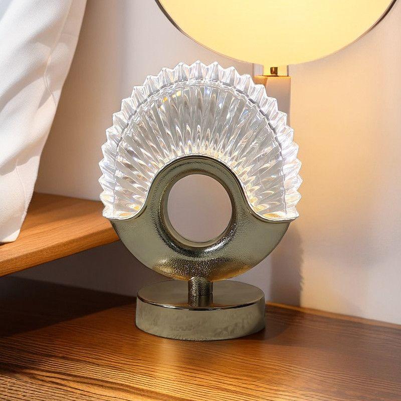 Lampara Mesa Nordica Romantica Acrilico Moderna Lau-3