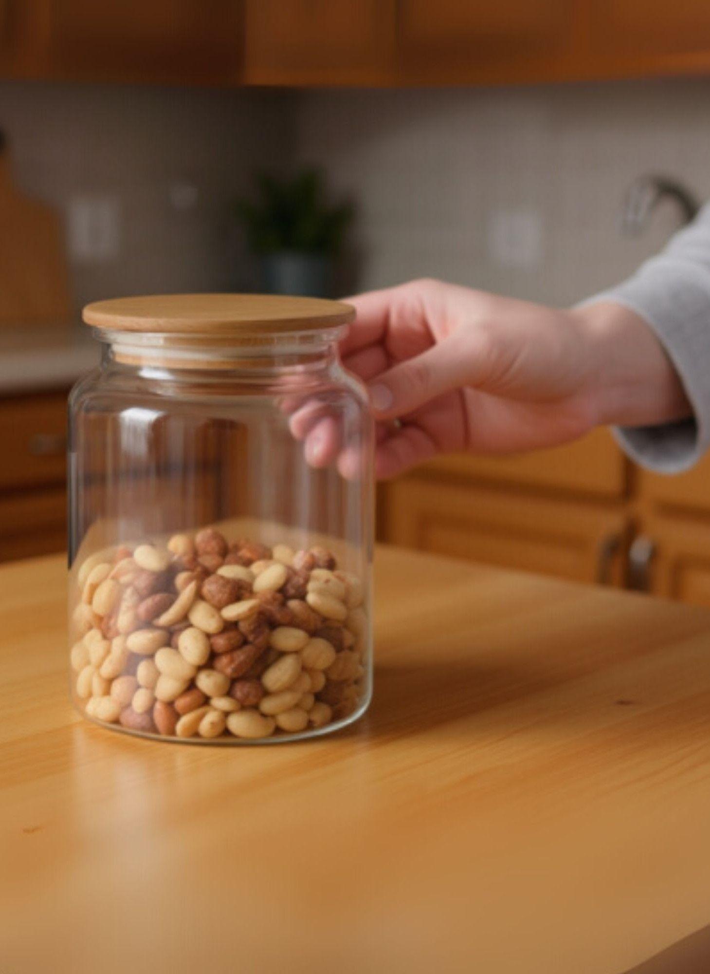 Frasco Transparente Almacenamiento Multifuncional Hogar Jhn-2