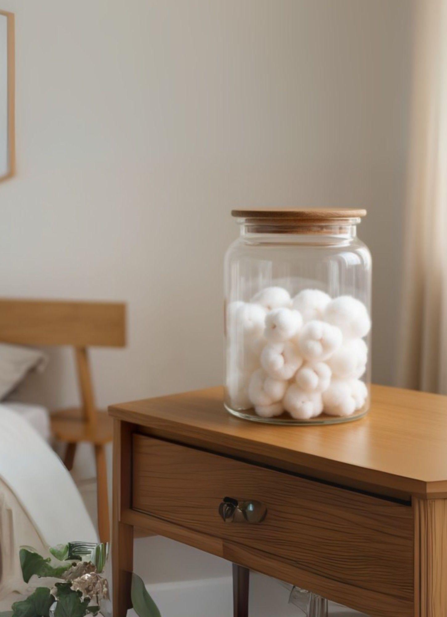 Frasco Transparente Almacenamiento Multifuncional Hogar Jhn-5