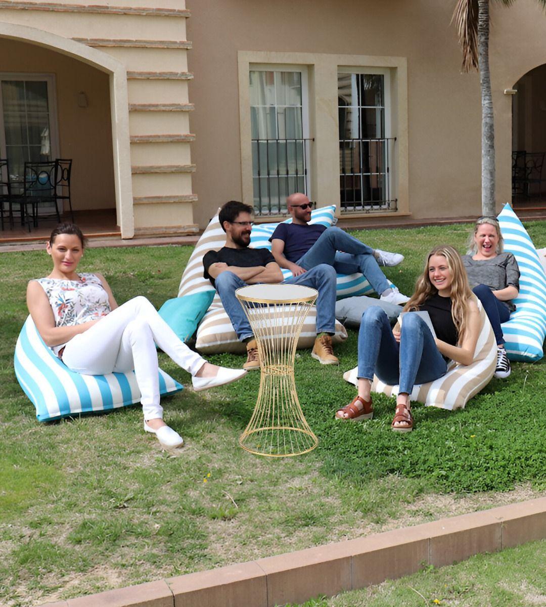 Mesa Auxiliar Centro Noche Decorativa Elegante Jhn-3