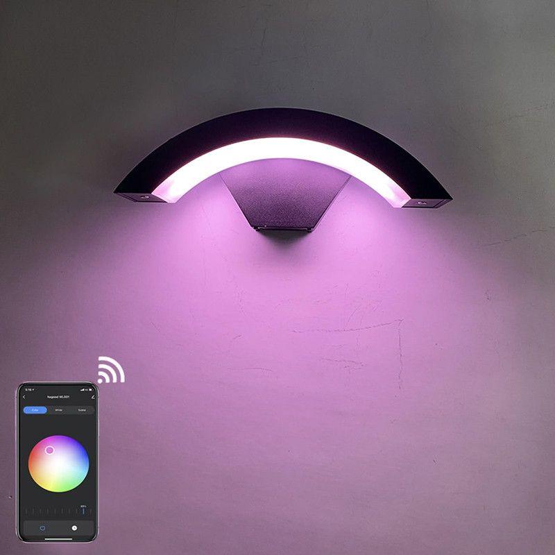 Aplique Luz Pared Impermeable LED 9W Exteror Jardin Lau-3