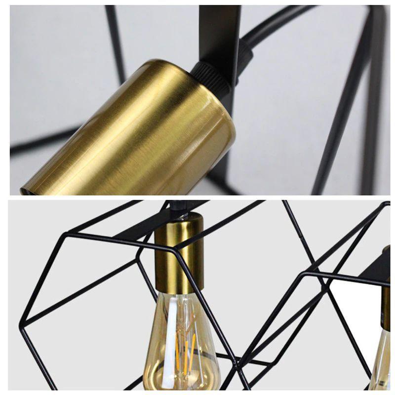 Colgante Techo Lampara Colgante Geométrico Luz Rondon-7