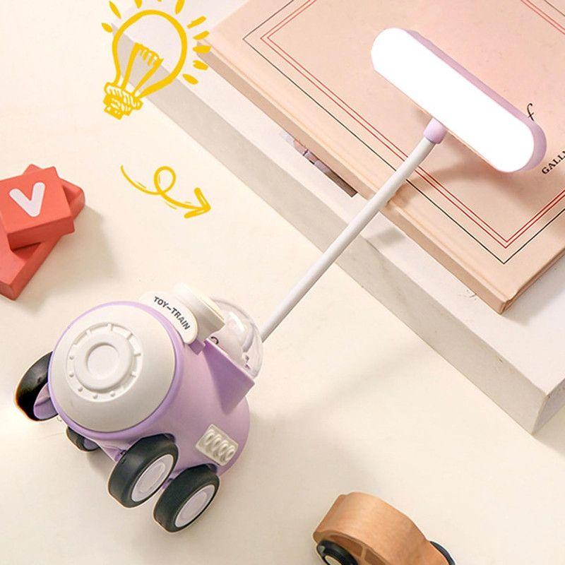 Lampara Tren Nocturna Recargable Sacapuntas Infantil Lau-3