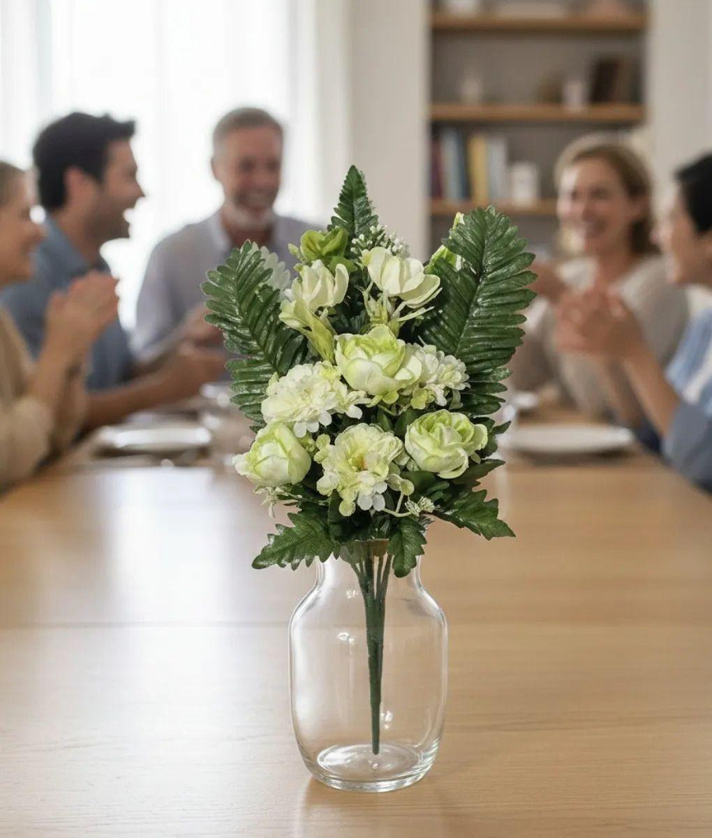 Set 2 Ramo Floral Artificial Elegancia Hogar Decorativo Jhn-3