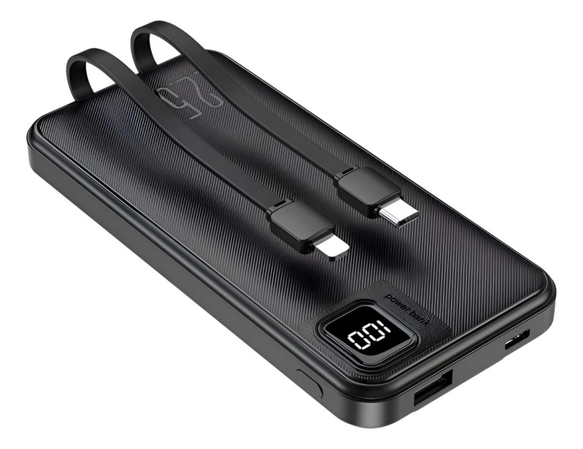 Cargador Inalámbrico Carga Rápida Portátil Pantalla LED 2en1-7