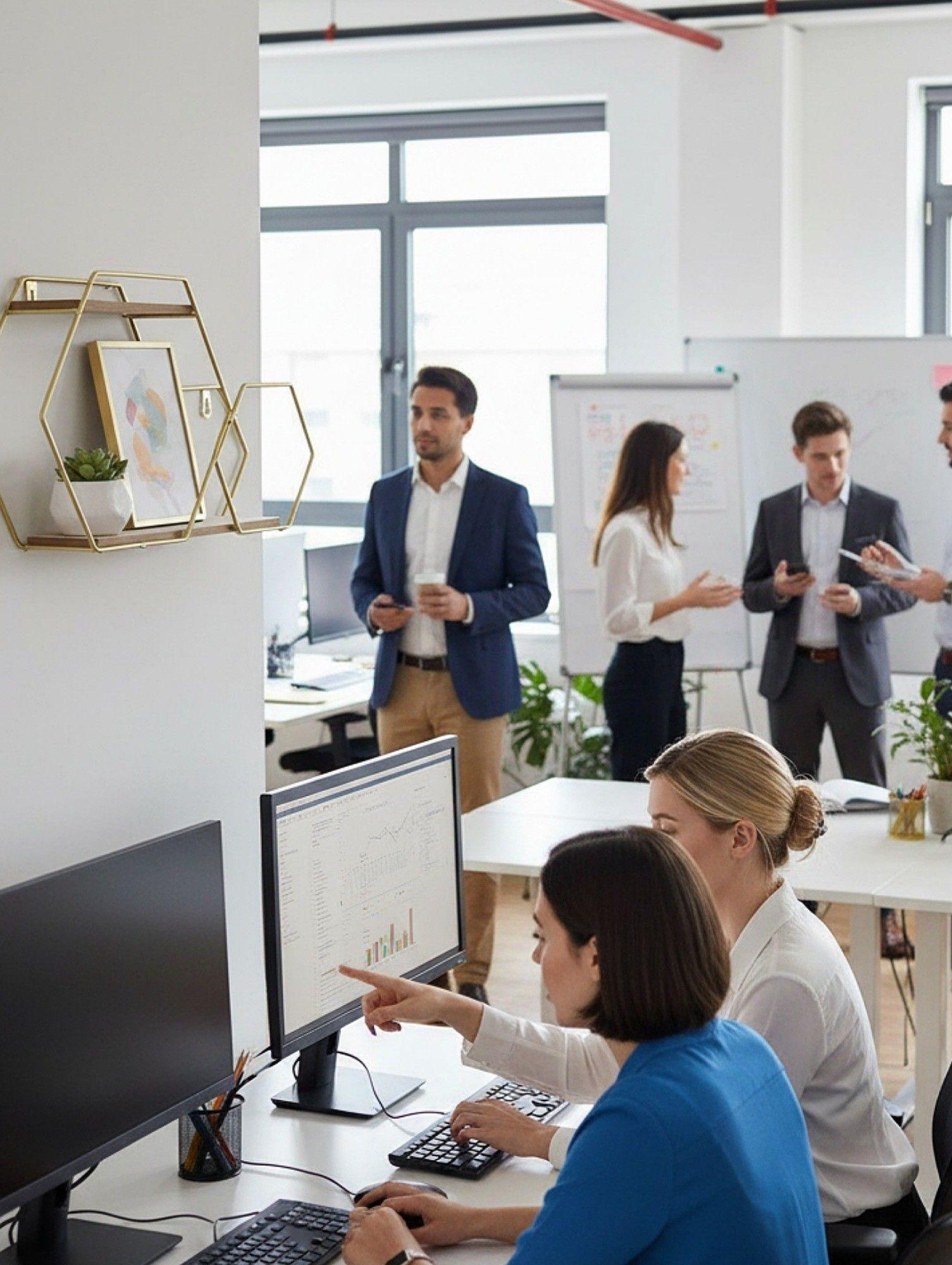 Estantería Pared Hexagonal Moderno Decorativo Hogar Jhn-3