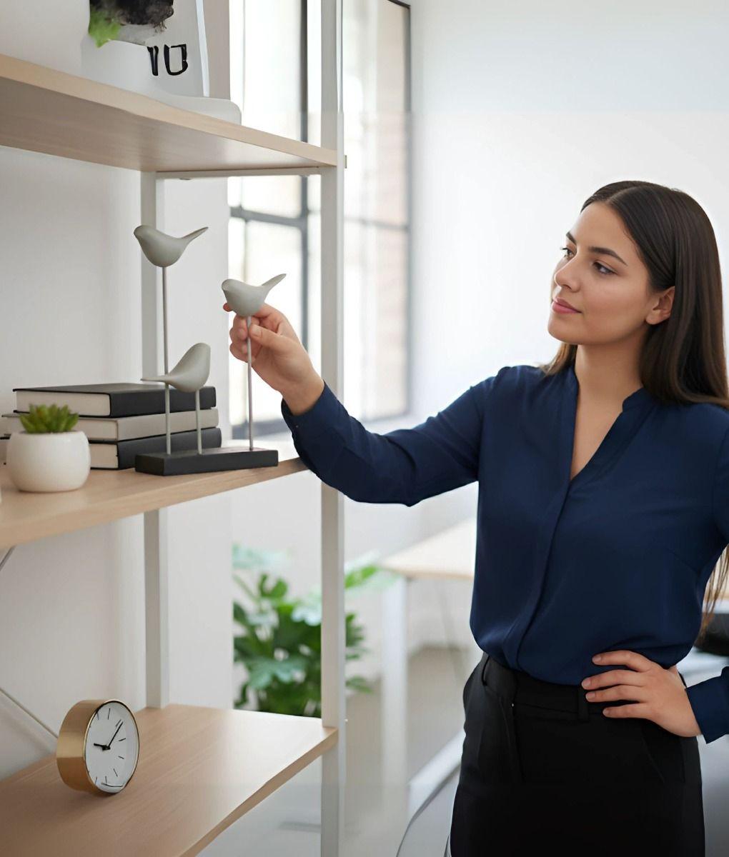 Figura Decorativa Aves Minimalista Naturaleza Hogar Jhn-2