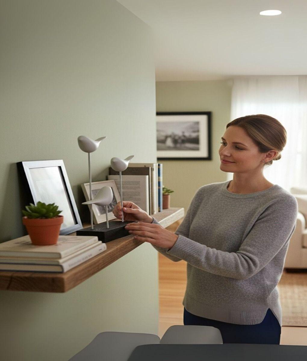 Figura Decorativa Aves Minimalista Naturaleza Hogar Jhn-4