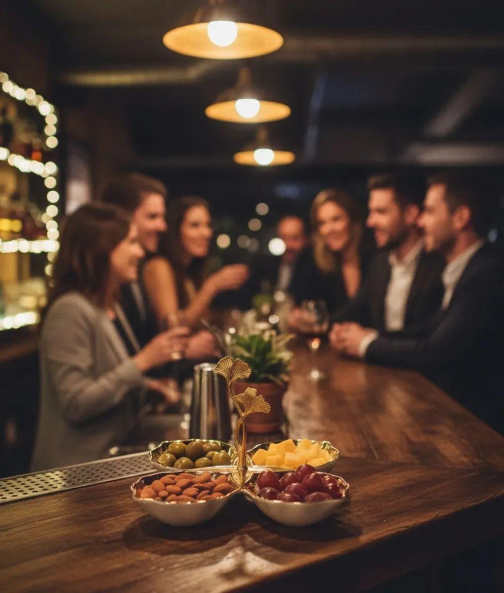 Bandeja Decorativa Servir Diseño Marino 4 Compartimentos Jhn-3