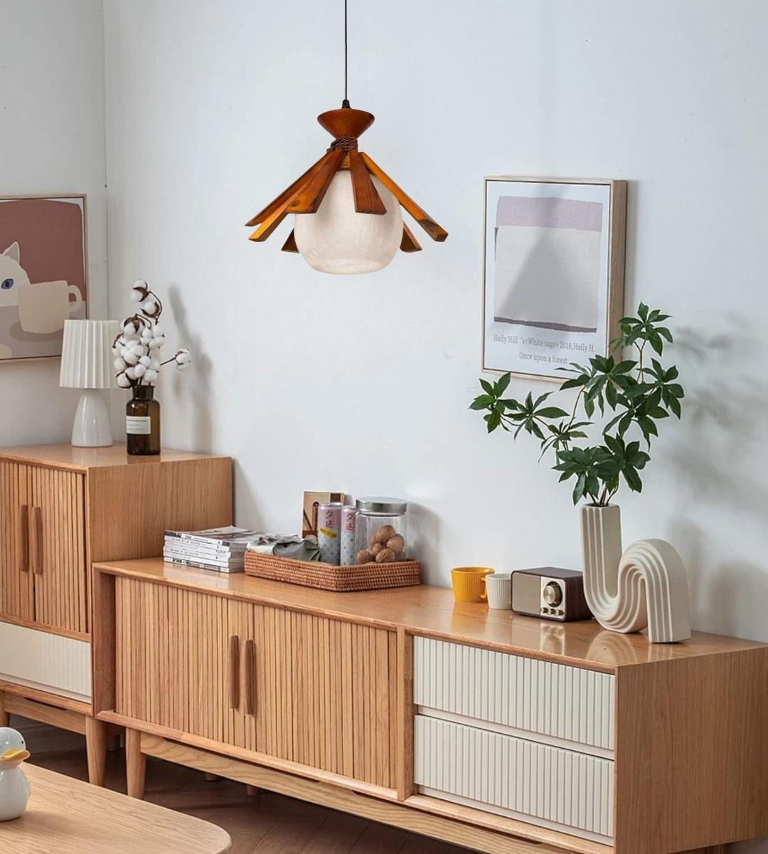 Lámpara Colgante Retro Interior Estilo Japonés Jhn-8