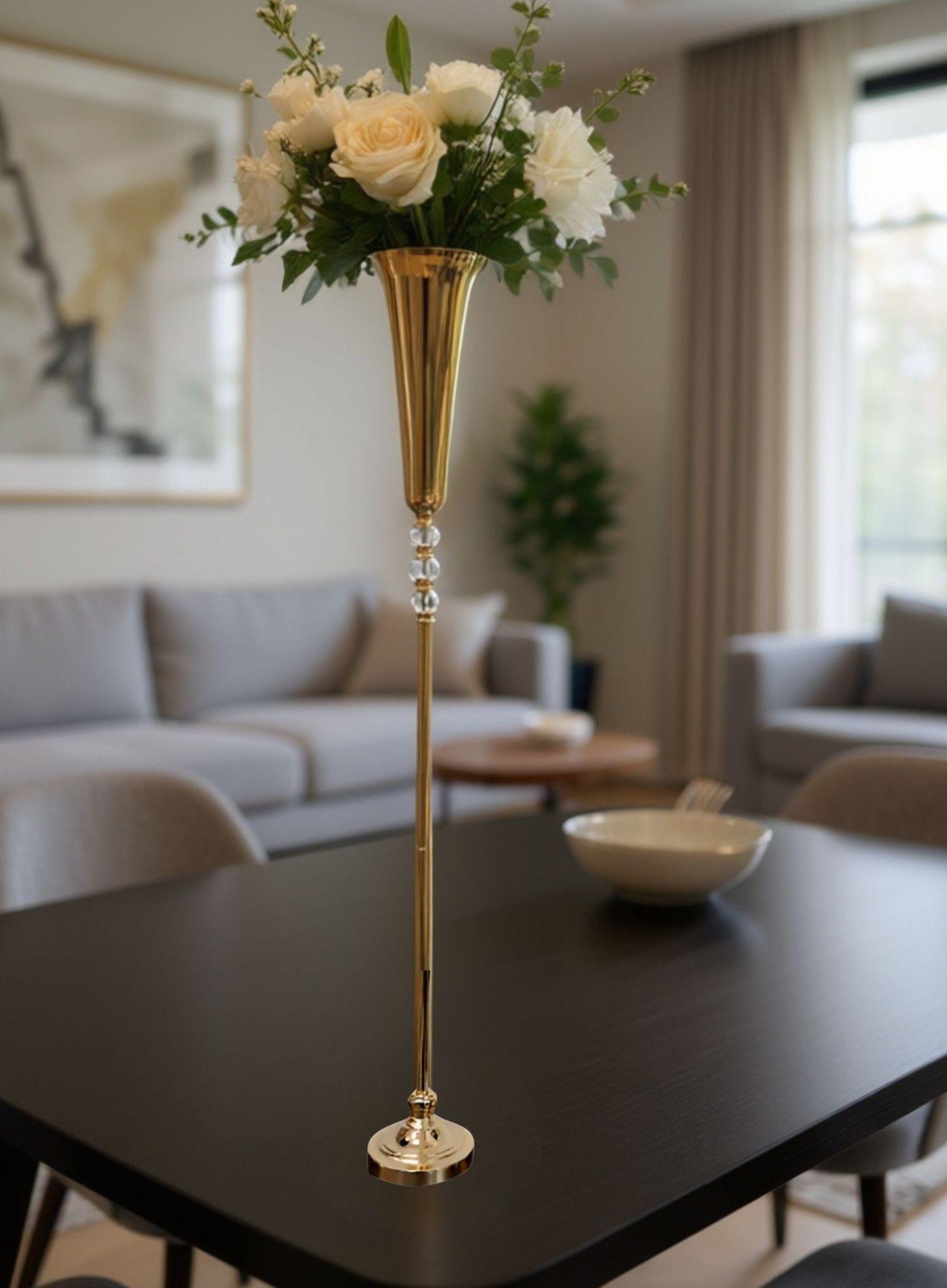 Centro Mesa Decorativo Candelabro Estilo Copa Adorno Jhn-5