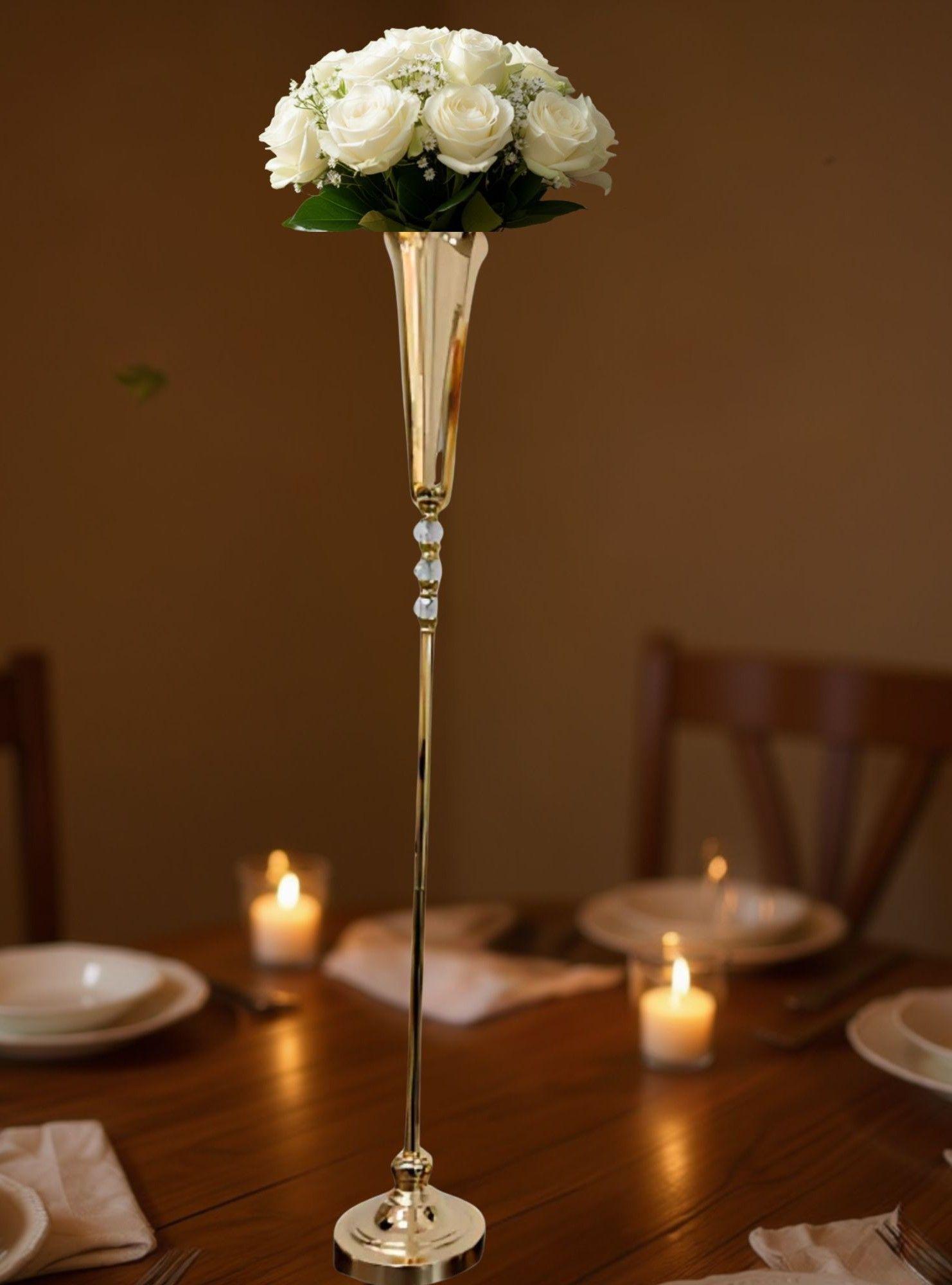 Centro Mesa Decorativo Candelabro Estilo Copa Adorno Jhn-6
