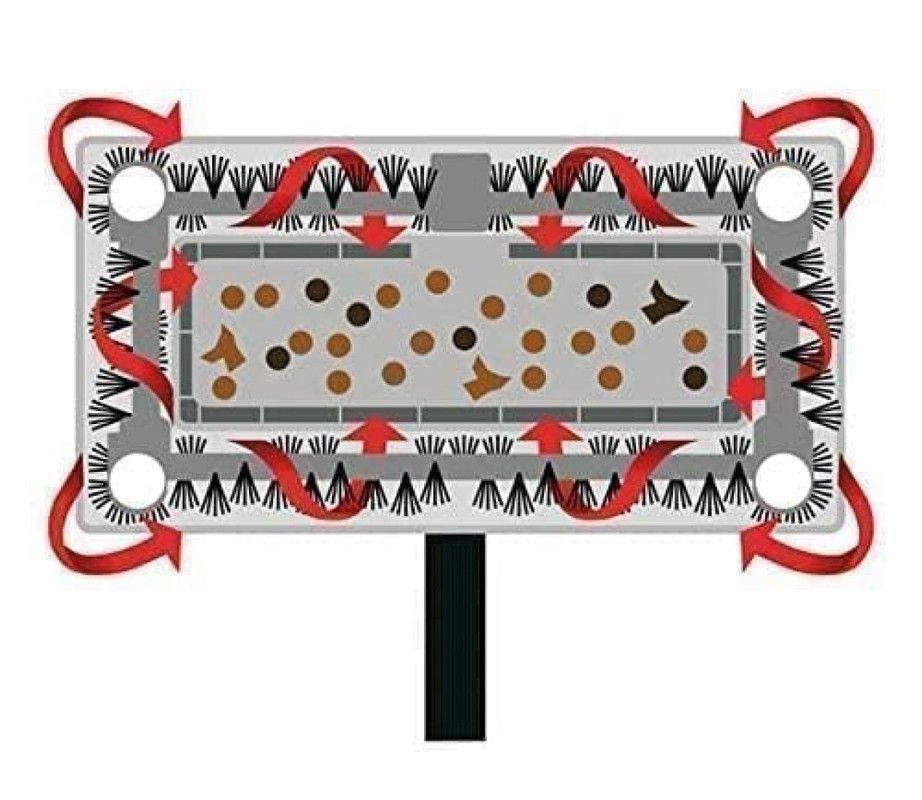 Escoba Aspiradora Electrica Recargable Barredora Rondon-1