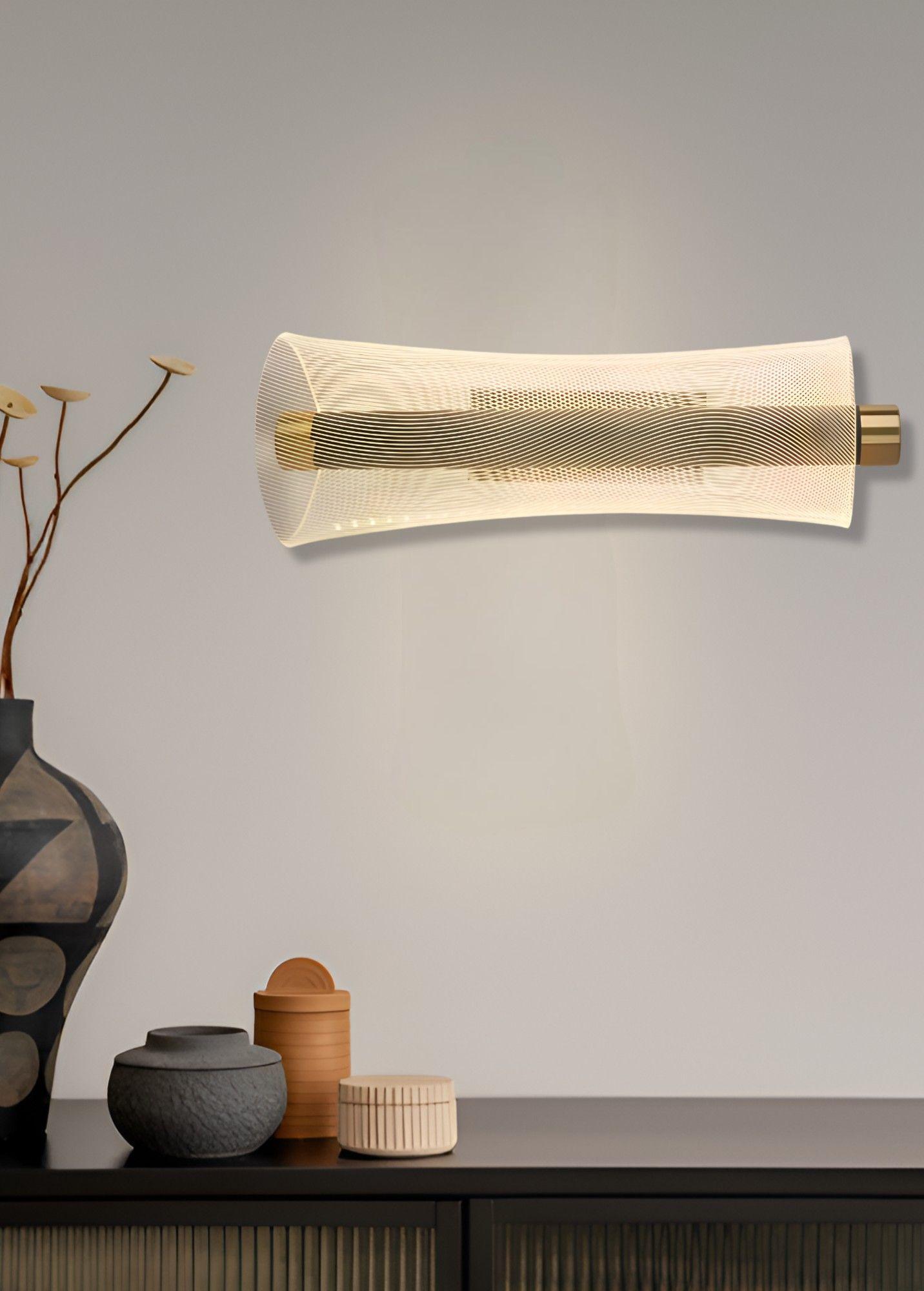 Lámpara Pared Moderna LED Decorativa Cilíndrica Jhn-3