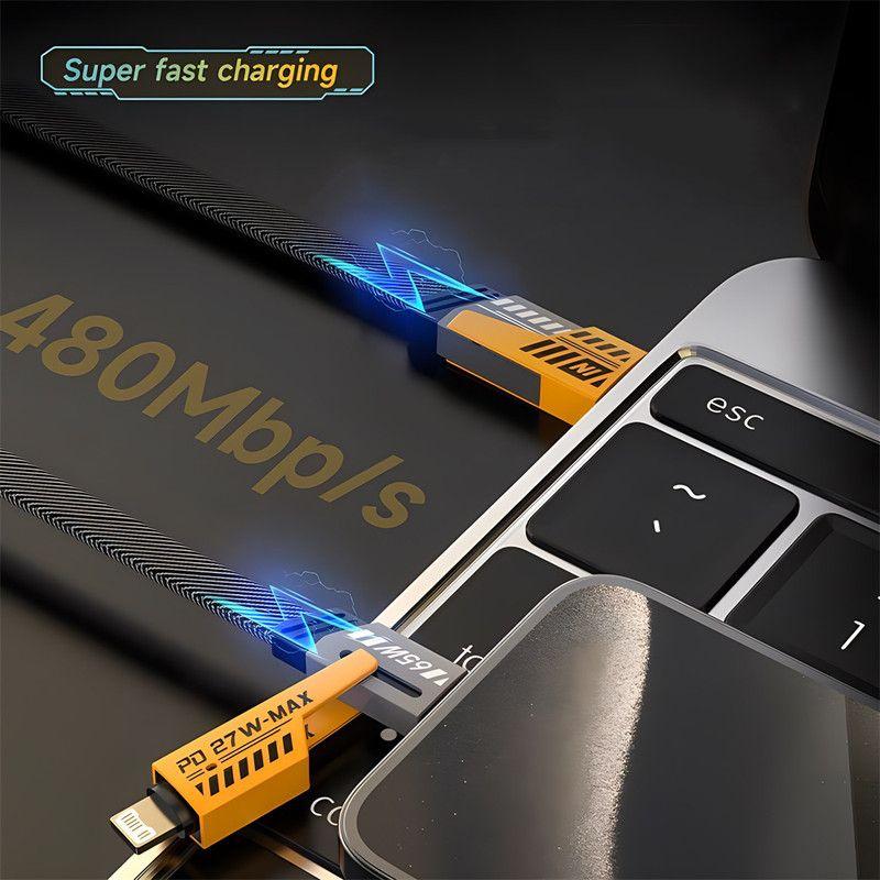 Cable Multiple Carga Tipo C Carga Rapida Movil Lau-5