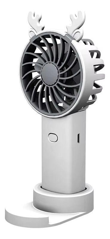Set 2 Mini Ventilador Portátil Recargable Viaje Hogar Lau-0