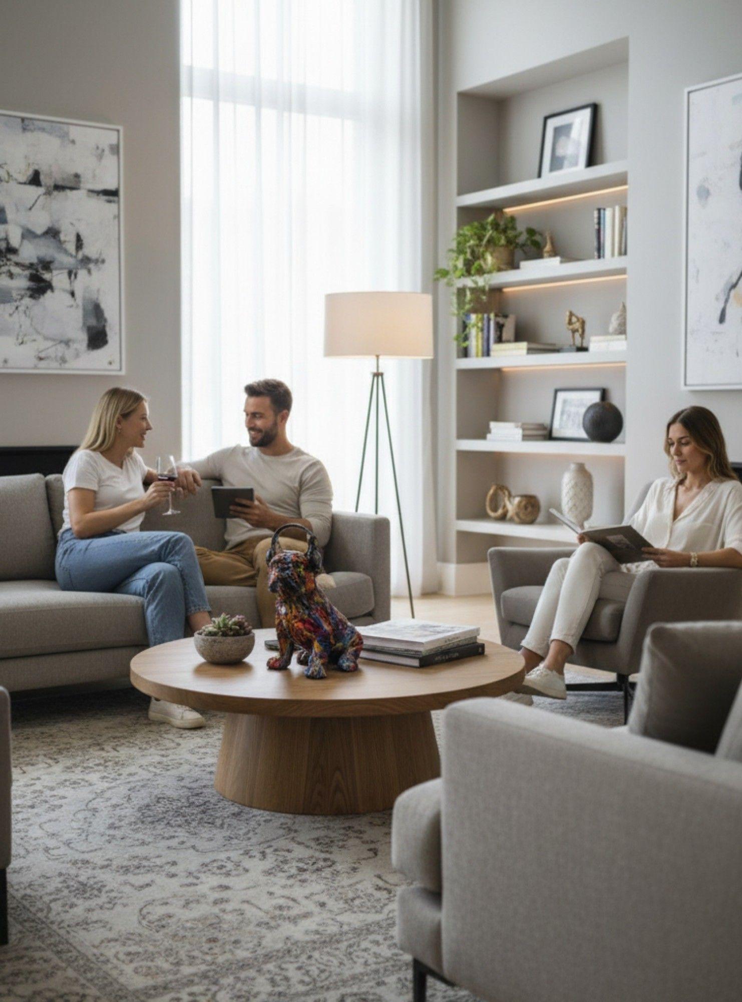 Estatua Decorativa Bulldog Urbano Vanguardista Adorno Jhn-4