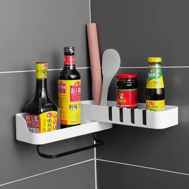 Estante Esquinero Baño Ducha Ganchos Rotación 180 Rondon-7