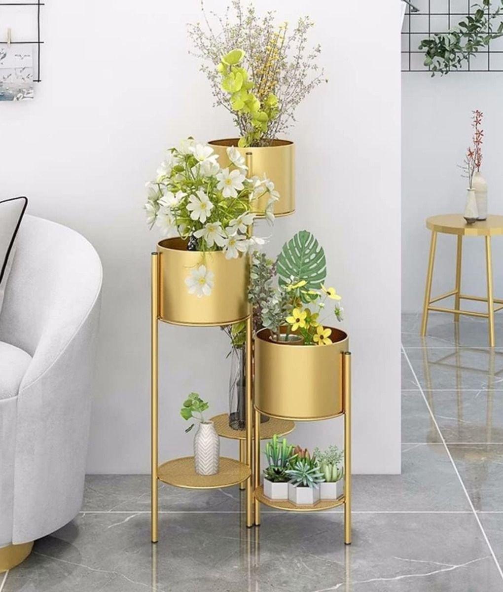 Porta Macetas Soporte Decorativo Multifuncional Hogar Jhn-8