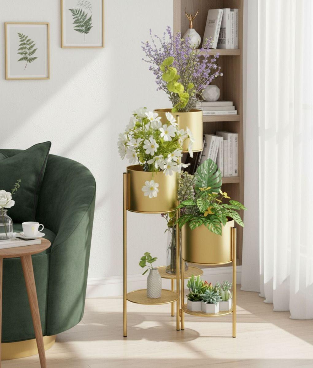 Porta Macetas Soporte Decorativo Multifuncional Hogar Jhn-9