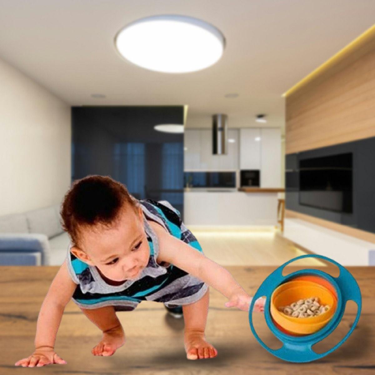 Set 3 Platos Tazon Equilibrio Divertido Niños Bebes Lau-5