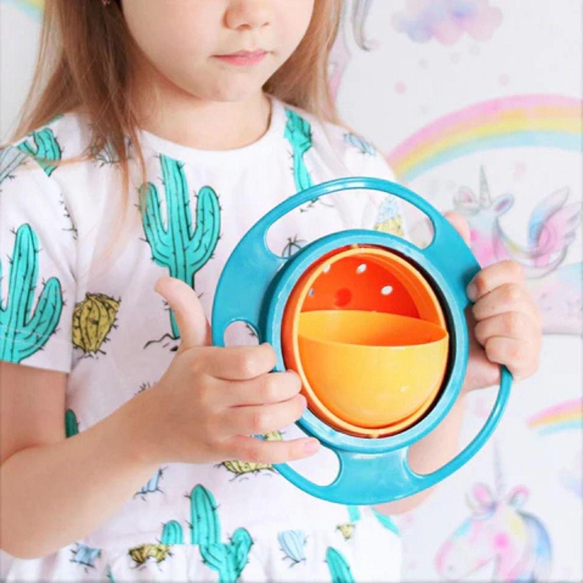 Set 3 Platos Tazon Equilibrio Divertido Niños Bebes Lau-7
