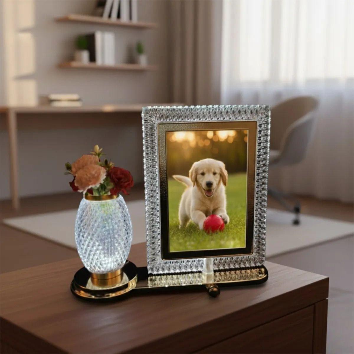 Portarretrato Marco Foto Centro Decorativo Iluminado Jhn-7