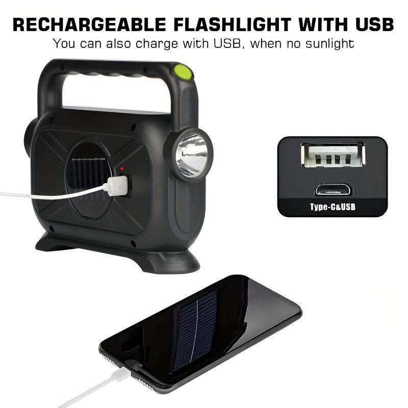 Linterna Multifuncional Recargable Multiled Exterior Rondon-8