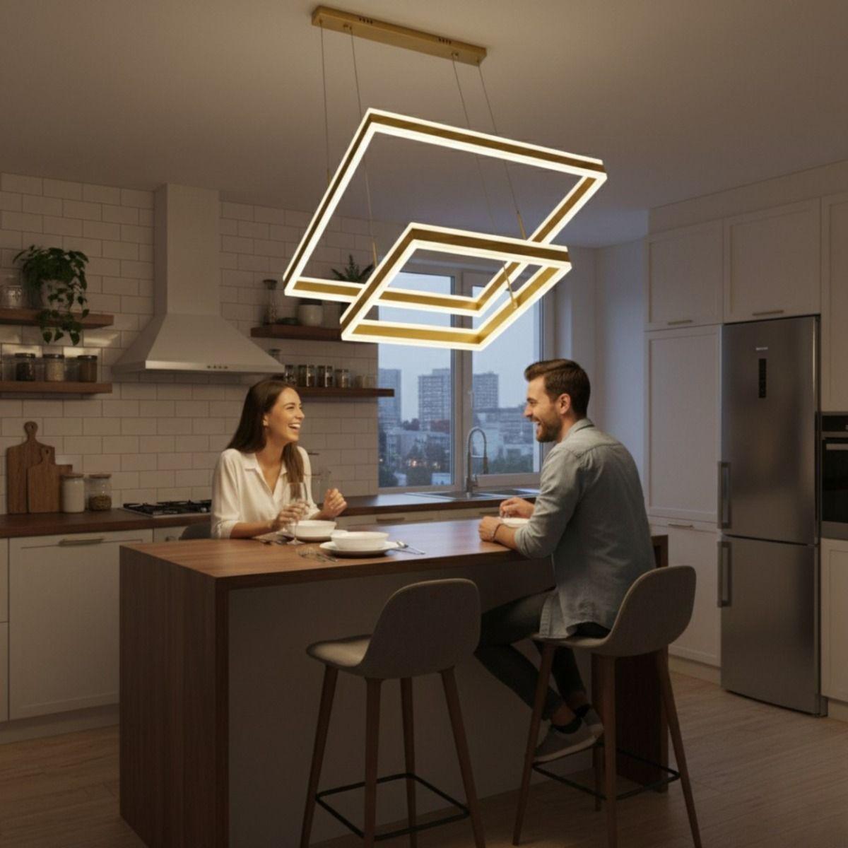 Lámpara Techo Colgante Geométrica Moderna Decorativa Jhn-6