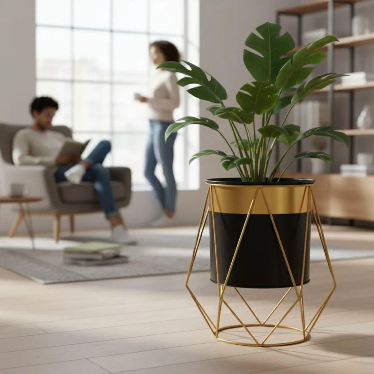 Macetero Decorativo Soporte Estilo Nórdico Moderno Jhn-4