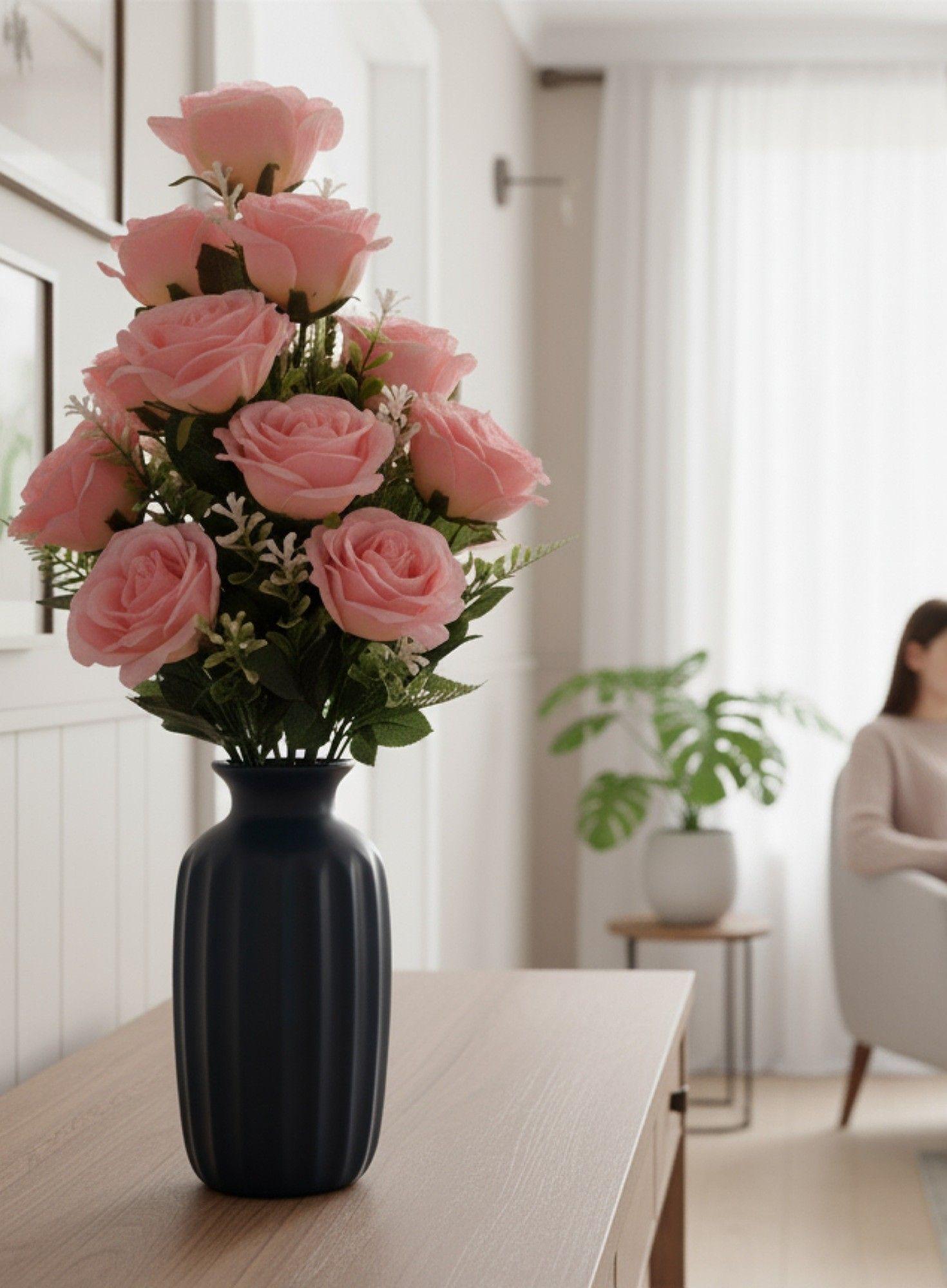 Flores Artificiales Ramo Floral Decorativo Adorno Jhn-3