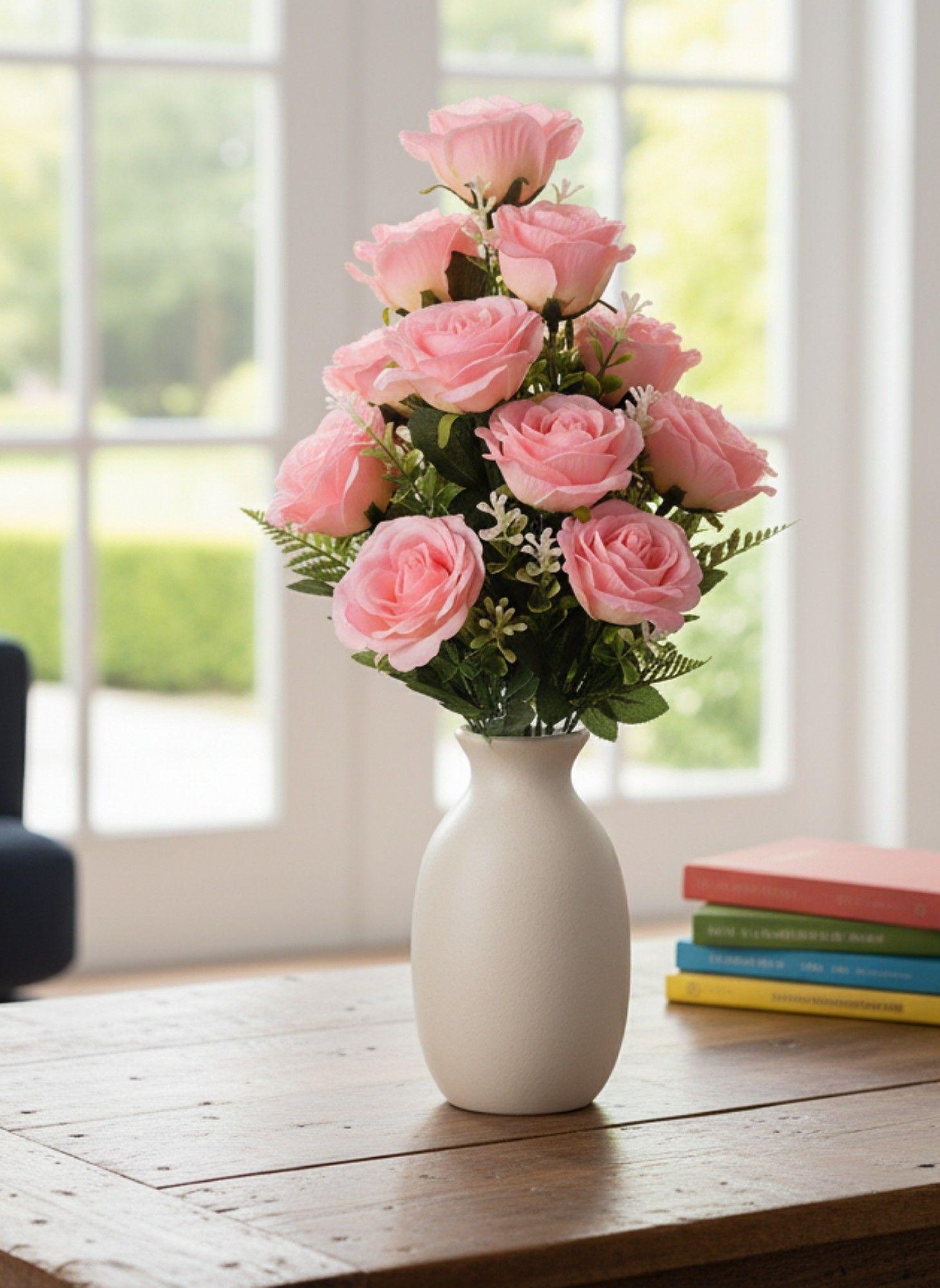 Flores Artificiales Ramo Floral Decorativo Adorno Jhn-5