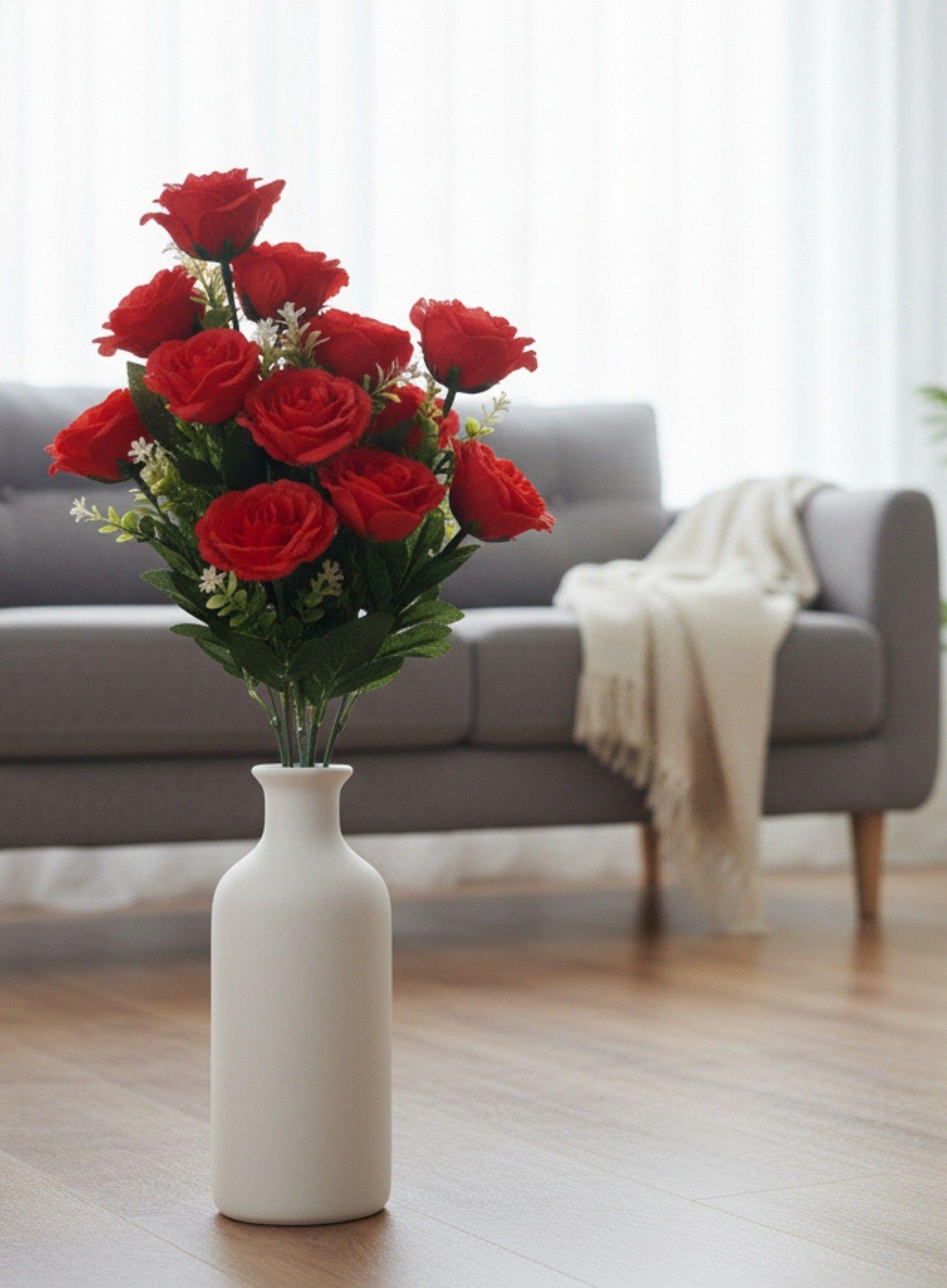 Flores Artificiales Ramo Floral Decorativo Adorno Jhn-6