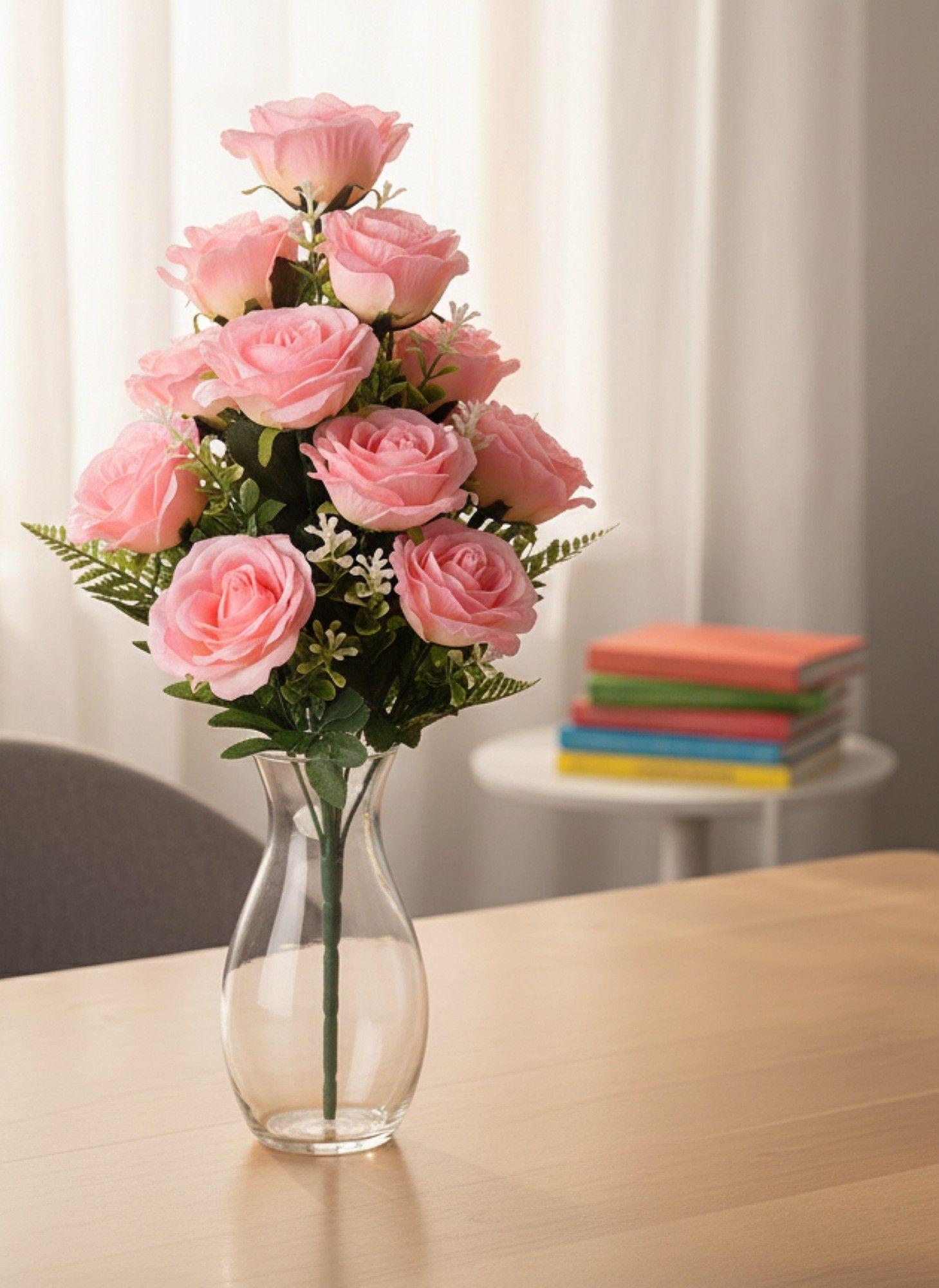 Flores Artificiales Ramo Floral Decorativo Adorno Jhn-7