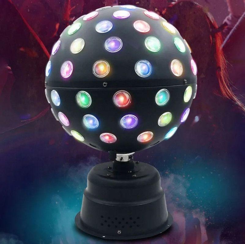 Luz Discoteca Bola Mágica Estroboscópica Fiesta 18 Led Lau-1