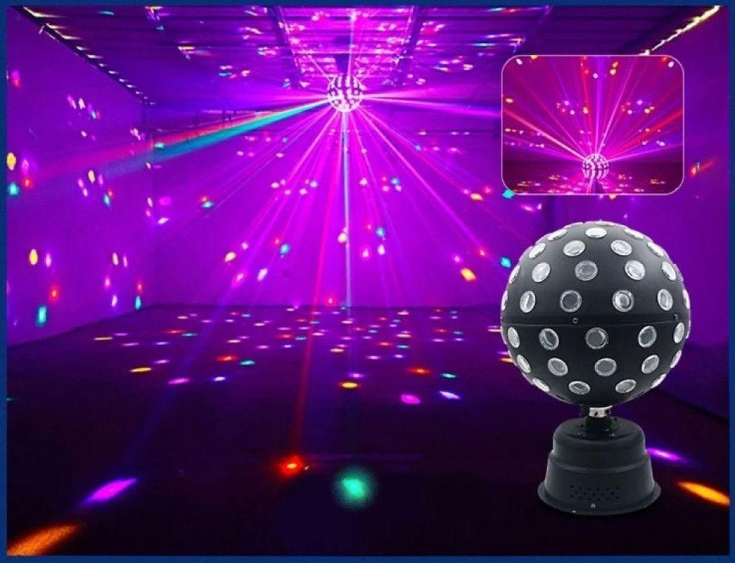 Luz Discoteca Bola Mágica Estroboscópica Fiesta 18 Led Lau-2