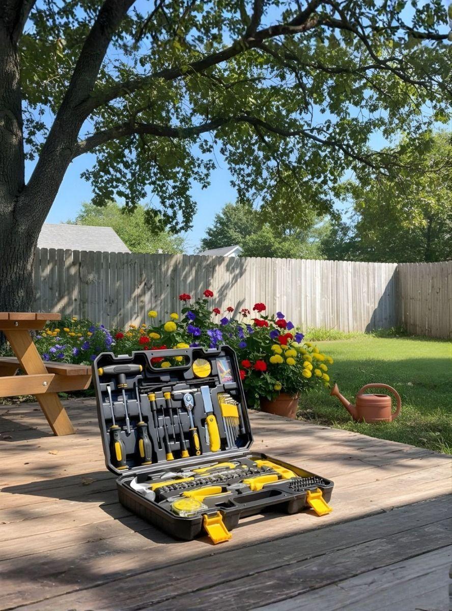 Kit Herramientas Mecánicas Manuales Combinadas Maletín Jhn-9