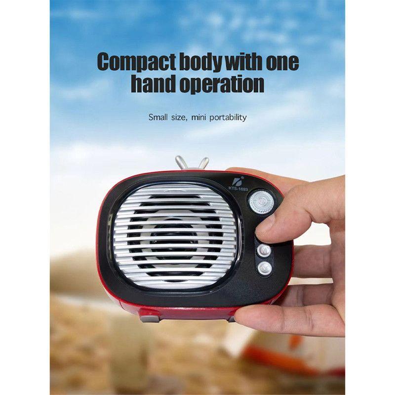 Parlante Pequeño Radio Recargable Portatil Portacelular Lau -4