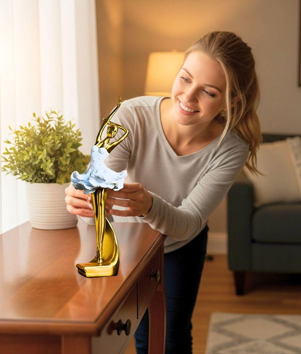 Figura Decorativa Bailarina Ballet Estatua Adorno Hogar Jhn-4